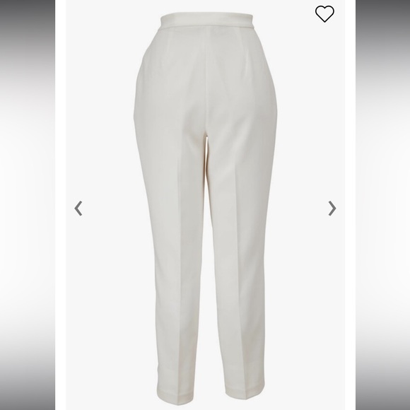 L'AGENCE Sawyer trouser pant in ivory 6 - Picture 4 of 12